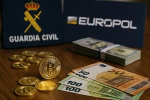 Fraude cripto España desmantelada red institucional